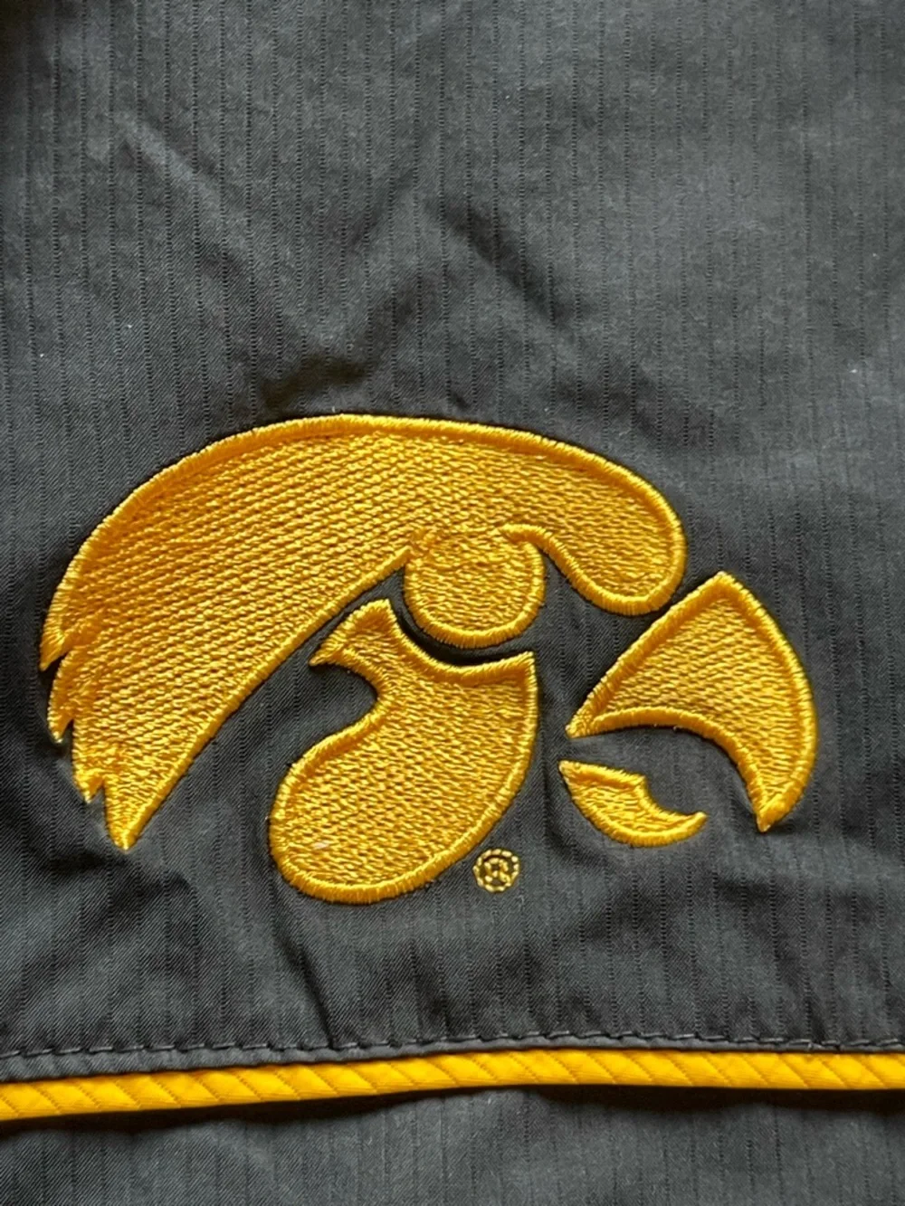 Nike Black and Gold Iowa Hawkeyes Quarter-Zip Windbreaker